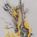 <b>Mark Licari</b>,<em> Mr. Clean</em>, 2008, 6 color lithograph. The Tamarind Archive Collection.