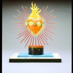 <b>Luis Tapia</b> (American b.1950); <i>Our Lady of Sorrows</i>, 1992; Wood, paint, nails; 17 x 13 ¾ x 10 inches; Purchased with funds from the Friends of Art; © Luis Tapia; Photo by Damian Andrus