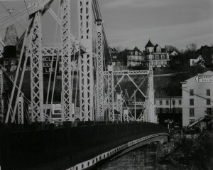 <b>Walker Evans</b> (American, 1903-1975), <i>Bridges and Houses in Easton, Pennsylvania</i>, 1935, Printed by the Library of Congress, 1968, Gelatin silver print, 7-1/2 x 9-1/4 inches, Museum purchase, 68.109